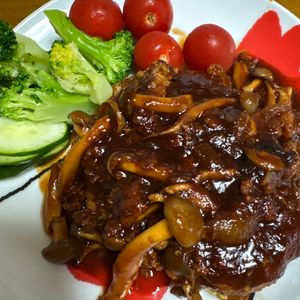 1015810の作ってみた!投稿(少ないお肉でボリューム満点♪豆腐ハンバーグ♪)