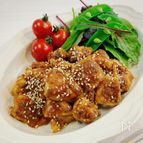 【ほぼ10分】簡単♡ごはんがススム！むね肉のごま照り焼き