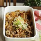 【作りおき】玉ねぎとごぼうの牛すき