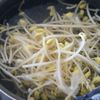 うまい！誰かとめて！豆もやしと韓国海苔のナムルの下準備