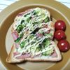 M＊Pの作ってみた!投稿(トーストバリエ＊ブロッコリーとハムのトースト)