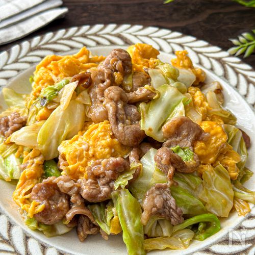 ご飯がすすむ！【コクうま豚キャベたま】