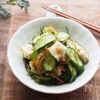 【常備菜】きゅうりとキャベツの漬物サラダ