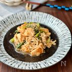 鶏むね肉と小松菜のガツン柚子胡椒炒め