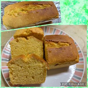 チョビの助の作ってみた!投稿(バターオイルなし！罪悪感なしのふんわり米粉かぼちゃパウンド)