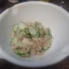 シャリマーの作ってみた!投稿(5分で完成！【きゅうりと玉ねぎのさっぱり胡麻和え】)