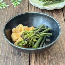 わらびと油揚げの煮物