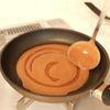 米粉で作る丸ごとチョコバナナクレープの工程3