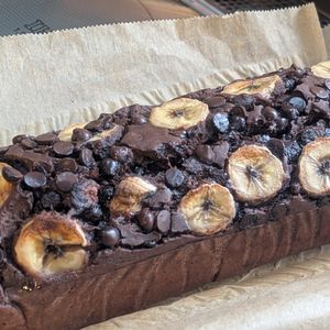 komaの作ってみた!投稿(【小麦粉、バター不使用】チョコバナナパウンドケーキ)