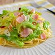 春キャベツとベーコンのペペロンチーノ。春らしい簡単パスタ♪