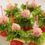野菜とハムのピンチョス♪