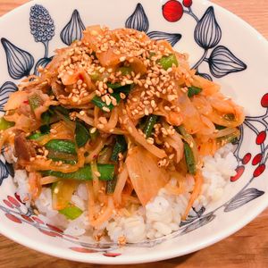ミルクの作ってみた!投稿(【旨辛！豚キムチ】時間がたっても美味しい！)