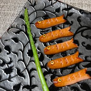 楽ラク手抜キッチン🐶🐾の作ってみた!投稿(子どもが喜ぶ！鯉のぼりウインナー)