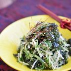 水菜とわかめのナムル【作り置き】