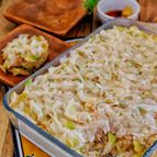 レンジで！＊新玉ねぎと春キャベツがどっさりのスコップ鶏焼売＊