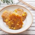 コーンチーズじゃがもち。子どもの健康おやつにも。