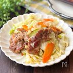 キャベツと豚肉のオイマヨ炒め
