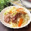 キャベツと豚肉のオイマヨ炒め
