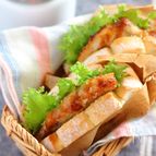 マヨネーズ衣のトースターとんかつ