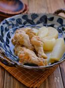 ＊手羽元と大根の旨塩にんにく煮＊