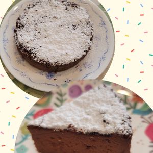 チョコままの作ってみた!投稿(生クリーム不使用で800Kcalオフ！豆腐でチョコバスチー)