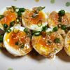 コスモスの作ってみた!投稿(食べなきゃ損！美味しすぎるっ♡ピリ辛旨塩ごま味玉)