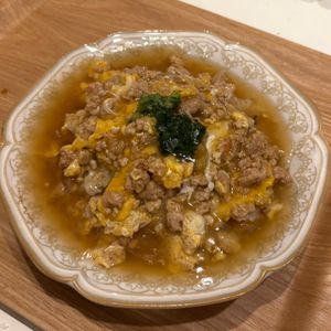 ちゃんさえの作ってみた!投稿(【豚ひき肉のとろたまあんかけ丼】子供受け抜群♡︎節約/簡単)