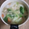 レンジで時短♪我が家の豚汁の工程3