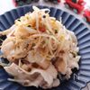 がっつり食べても胃もたれ無し！豚しゃぶともやしのツリーサラダ