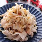 がっつり食べても胃もたれ無し！豚しゃぶともやしのツリーサラダ