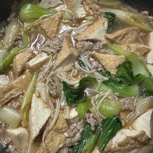 856908の作ってみた!投稿(重ねて煮るだけ♪『厚揚げとチンゲンサイの上海風うま煮』)