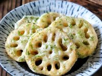 揚げたて最高【れんこんの磯辺揚げ】今日のおつまみ