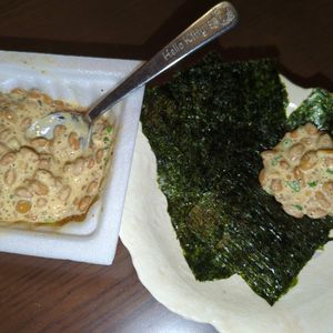 たりおの作ってみた!投稿(1分おつまみシリーズ⑩納豆の旨い食べ方1位(独断)✨🤩✨)