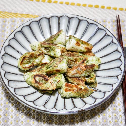 つい箸が伸びる「竹輪のチーズ風味磯辺焼き」