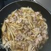 1112012の作ってみた!投稿(簡単節約☆豚こまとごぼうのしぐれ煮。)
