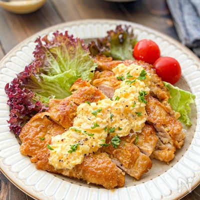 【絶品だれとタルタルがやばい】揚げないチキン南蛮♪