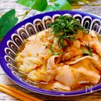 【レンチン和風レシピ!!】豚バラと白菜のおかかポン酢和え