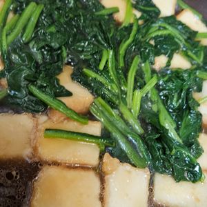 907069の作ってみた!投稿(＊ひき肉と小松菜とえのきと絹厚揚げのとろみ煮＊)