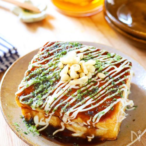 チーズイン【厚揚げとツナのお好み焼き風】あと一品・おつまみに