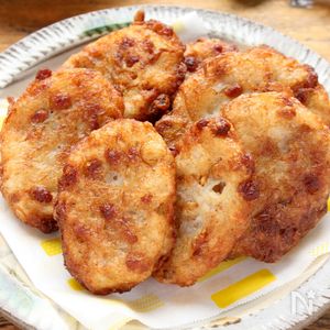 【長芋納豆揚げ】食べやすい！ふわふわ！