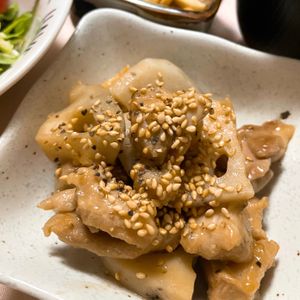 633toの作ってみた!投稿(蓮根と鶏肉のコクうま甘酢炒め)