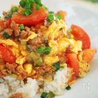 ふわたま麻婆トマト丼
