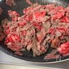 中学生でも作れる！牛肉とピーマンのポン酢炒めの工程2