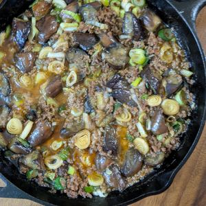 大庭の作ってみた!投稿(辛ウマ！麻婆ナス。辛いもの好きな方に。やみつき中華おかず！)