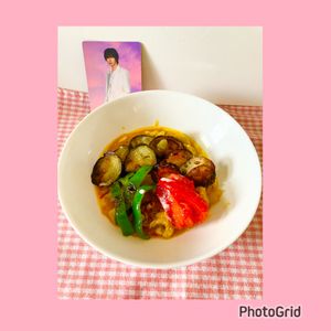 ずみ🍓の作ってみた!投稿(【焼き野菜のバターチキンカレー】簡単絶品!何度もリピしたい♡)