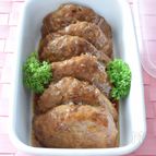 照り焼きハンバーグ（お弁当用）作り置きレシピ