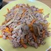 ちちちの作ってみた!投稿(ご飯が進むガッツリ和食🥰ごぼうとにんじんの肉味噌炒め🍚)