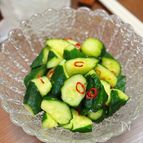 【ピリ辛きゅうり】火を使わず3分以内！箸が止まらない一品♪
