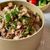 10分で完成!【椎茸ピーマンそぼろ丼】