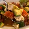 お豆腐アボカドサーモンポキの工程3